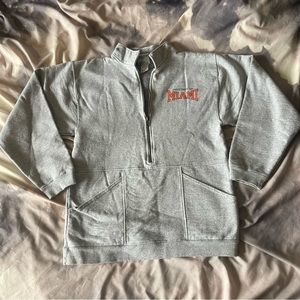 Vintage Cotton Exchange University of Miami women’s gray sweatshirt size small